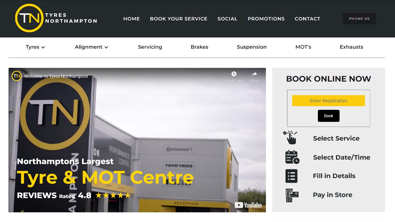 Tyres Northampton Contact Us